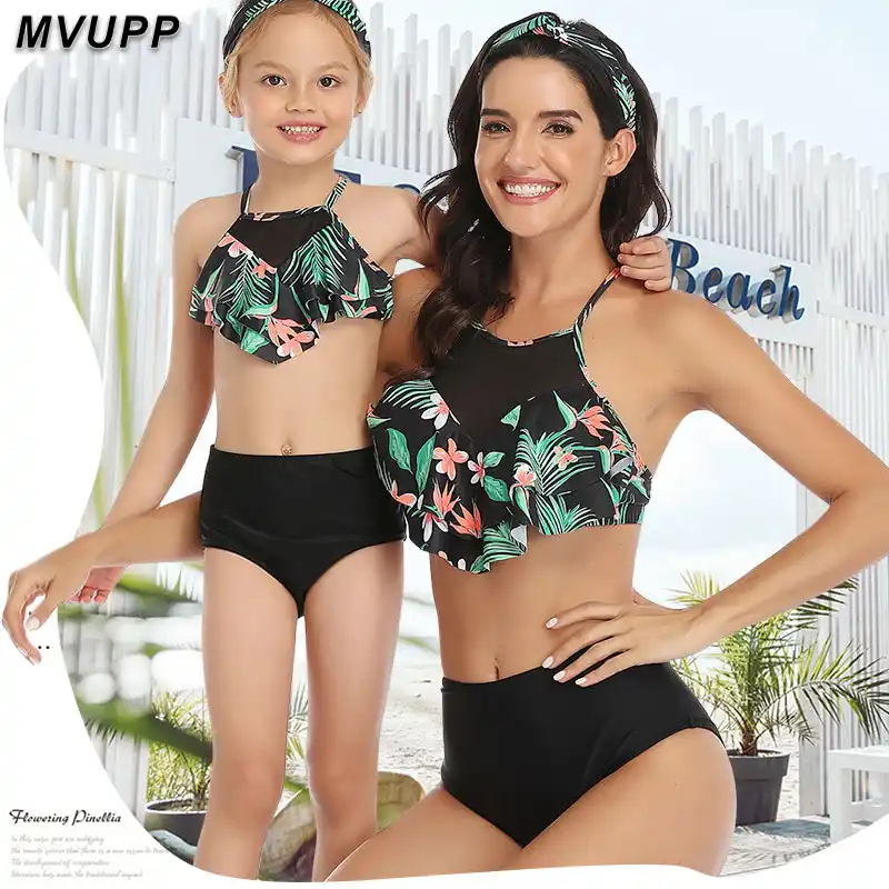 mom and baby girl swimwear