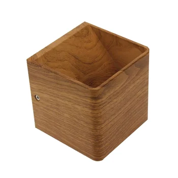 

5W LED Wall Lamp Wood Grain Led Wall Lamp Modern Wall Mounted Lights Up Down Light(Cool White)