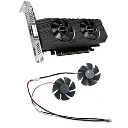 Nuevo ventilador de refrigeración de 47MM GTX 1650 de 3 pines DC12V 0.19A reemplazado por Gigabyte GTX 1650 D6 OC tarjeta gráfica 4G GPU de perfil bajo