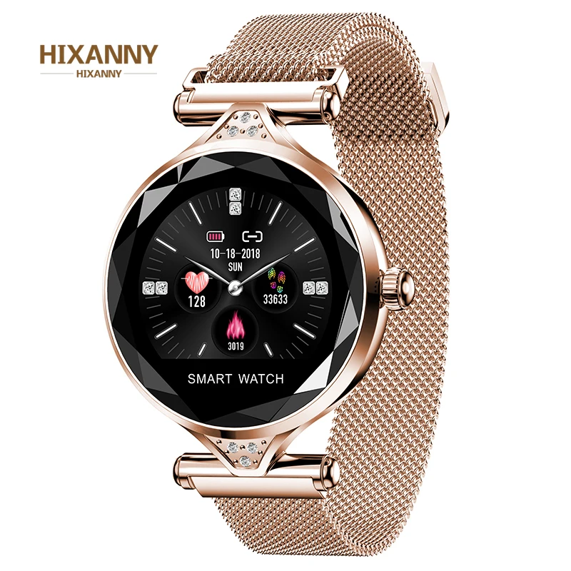 

2019 H1S Women Fashion Smartwatch Wearable Device Bluetooth Pedometer Heart Rate Monitor For Android/IOS Smart Bracelet