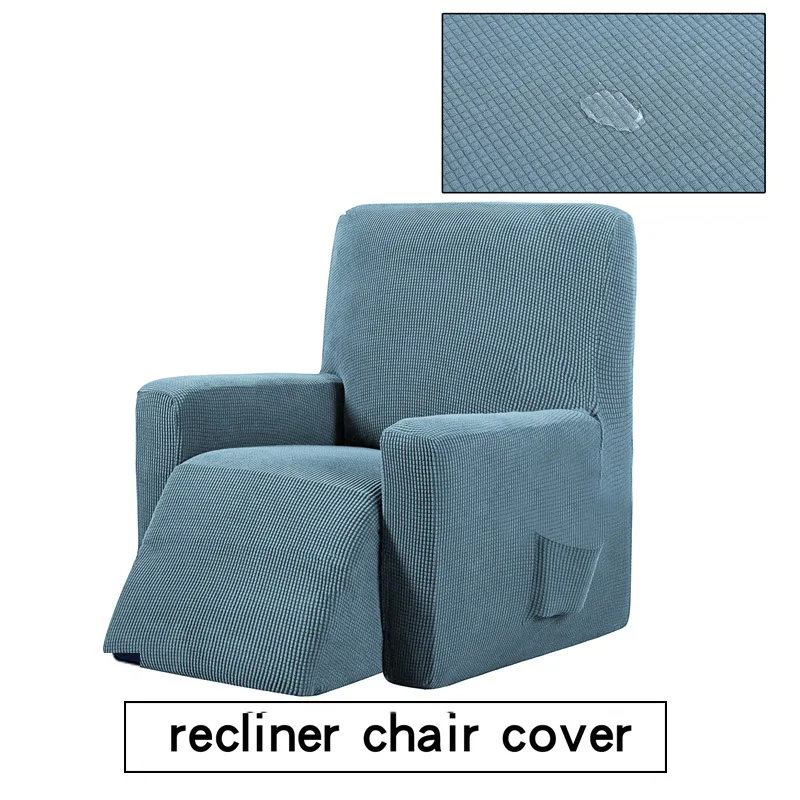All-inclusive Stretch Recliner Chair Functional Chair Cover Waterproof Anti-skid Couch Slipcover Washable Furniture Protector 2