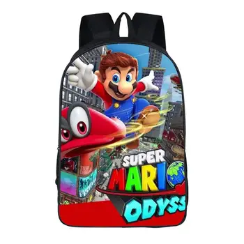 

back to school Sonic Backpack Students Girls Boys Super Mario School Bag Casual Surprise Gift teens Travel Rucksack