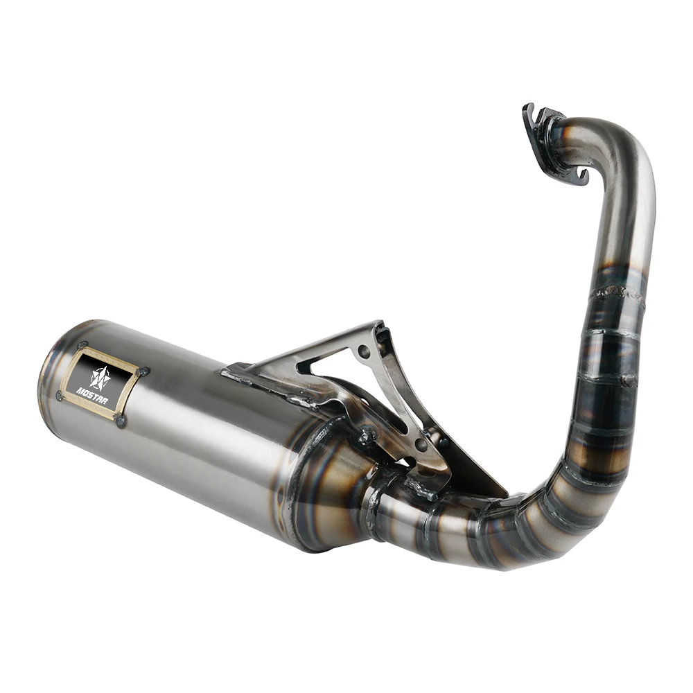 NICECNC Silencer exhaust pipe Performance exhaust 46mm-50mm FOR Honda DIO SA50 SR50 SK50 SYM DD50 Kymco ZX DJ Refined