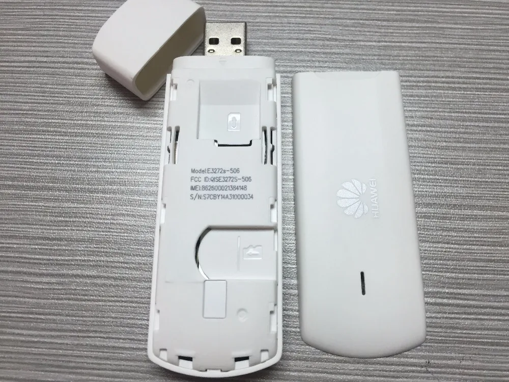 Unlocked Huawei E3272s-506 4G LTE CAT4 150Mbps Modem 4G Dongle with SIM card slot and 2pcs antenna pk e3372h-510 e8372h-517