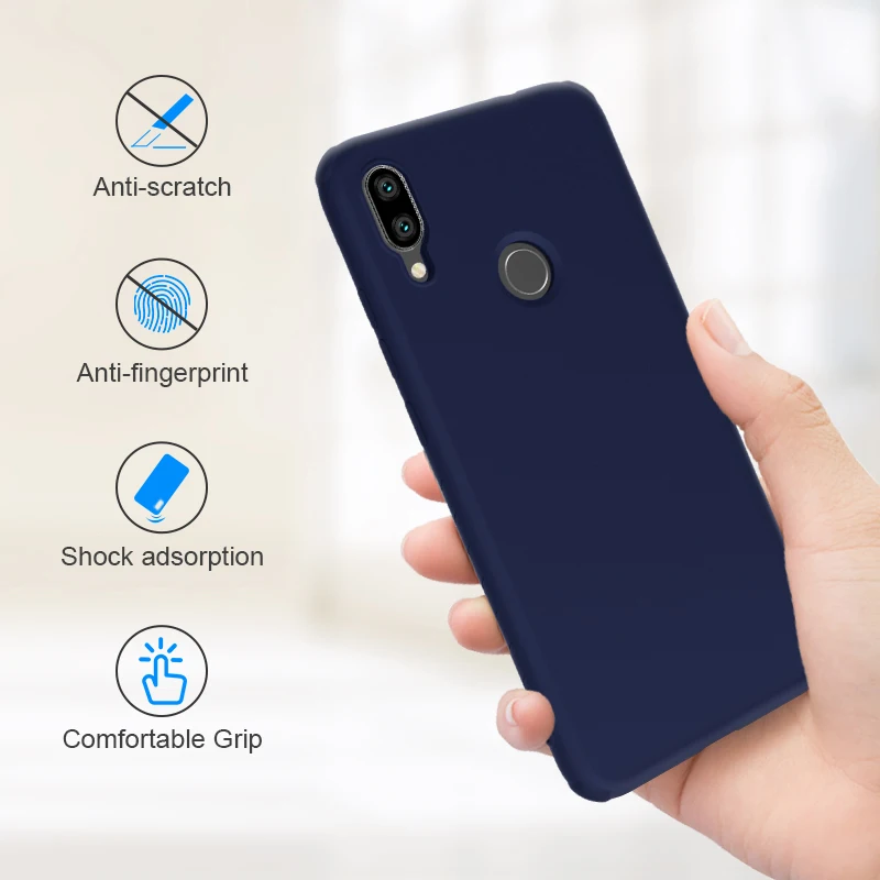 Чехол для Redmi Note 7, силиконовый Гладкий защитный чехол NILLKIN для Xiaomi Redmi Note 7 Pro, чехол, глобальная версия 6,3/6,53