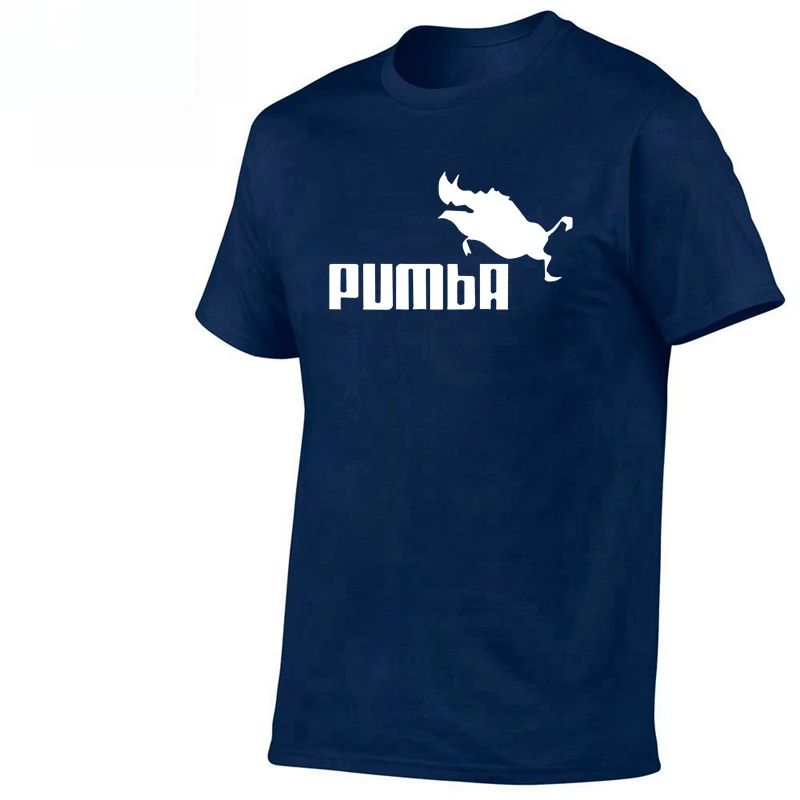 2018 Милый Забавный тройник футболки homme Pumba (Пумба) мужская с коротким рукавом