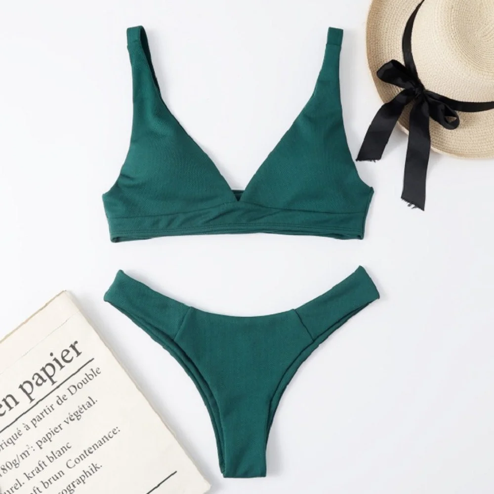 Sexy Brazilian Thong Bikini Women 2022 Swimsuit Push Up Set Female Summer Bandage Swimwear High Cut Bathing Suit | Женская одежда