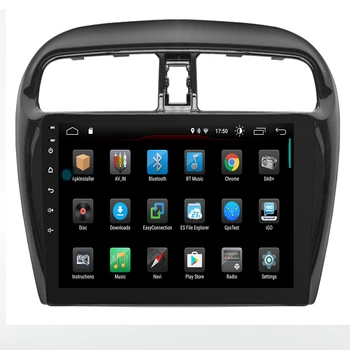 

9"2.5D Car DVD Multimedia player For Mitsubishi mirage attrage 2012-2018 2din Android 10 Radio Tape Recorder Navigation GPS