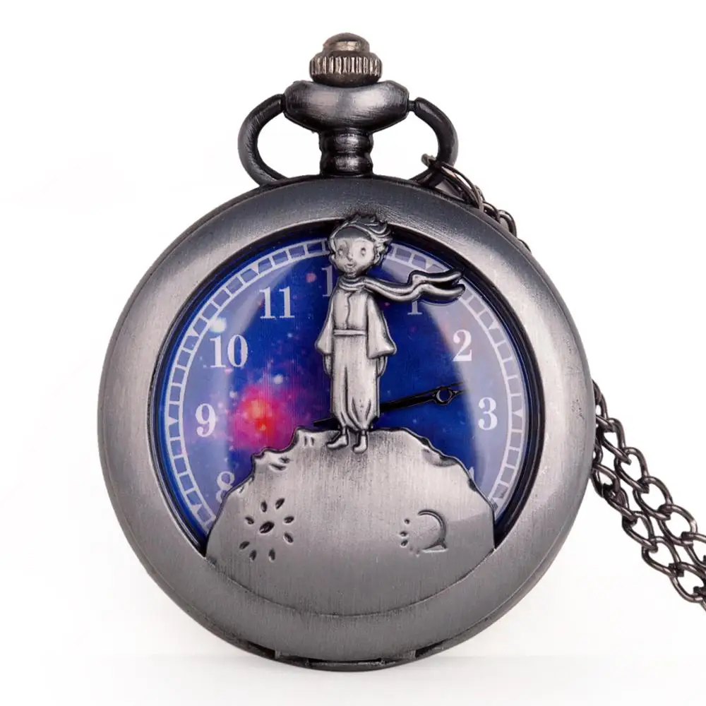 Best Selling Retro Silver Movie Theme Quartz Pocket Watch Vintage Clock With Fob Chain For Children CF1054 silver luminous led clock ussr soviet sickle hammer style unisex quartz pocket watch cccp russia emblem communism fob chain gift