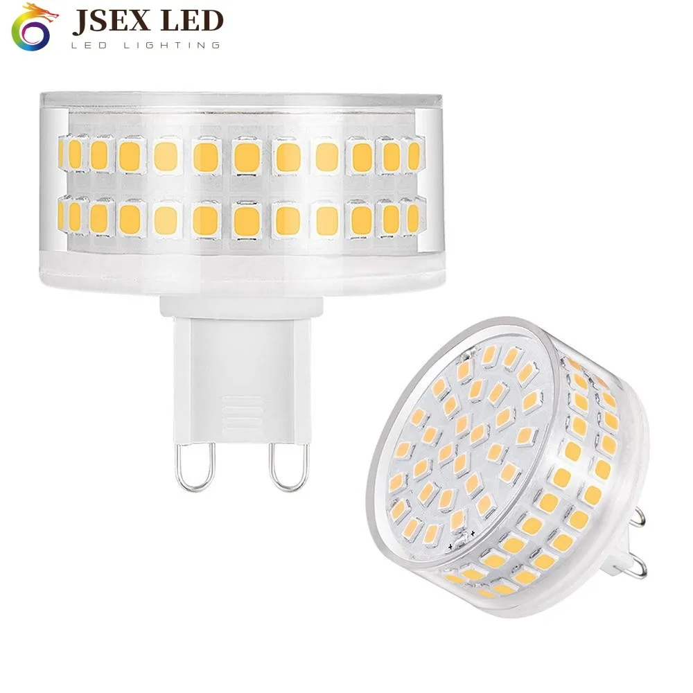 Светодиодный лампы G9 AC110V 220V 9 Вт 12 15 SMD2835 без мерцания светодиодный светильник