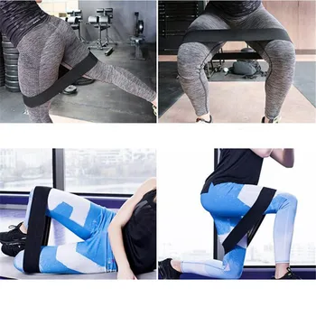 

1PC Cotton Stretch Elastic Resistance Bands Hip Exercise Fitness Tool Resistance Band For Training Foot Care Tools