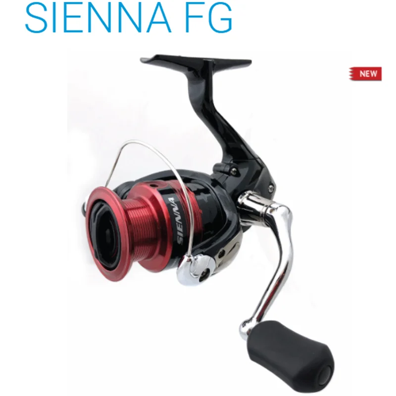 Катушка рыболовная SHIMANO SIENNA FG 2019 2000 2500HG C3000 с 3 шарикоподшипниками и одним роликом