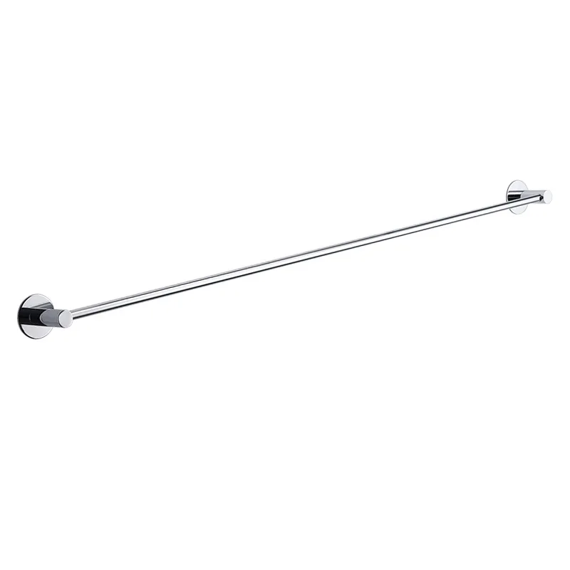 Wall Mounted Chrome Plated 60cm Single Towel Bars Bathroom Towel Hanger Bathroom Accessories Rack