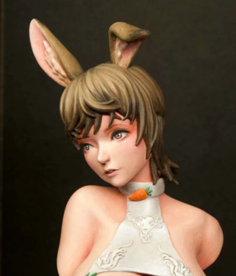 Resin Figure Kit Bunny The Carrot Lover Bust Unpainted Garage | Игрушки и хобби