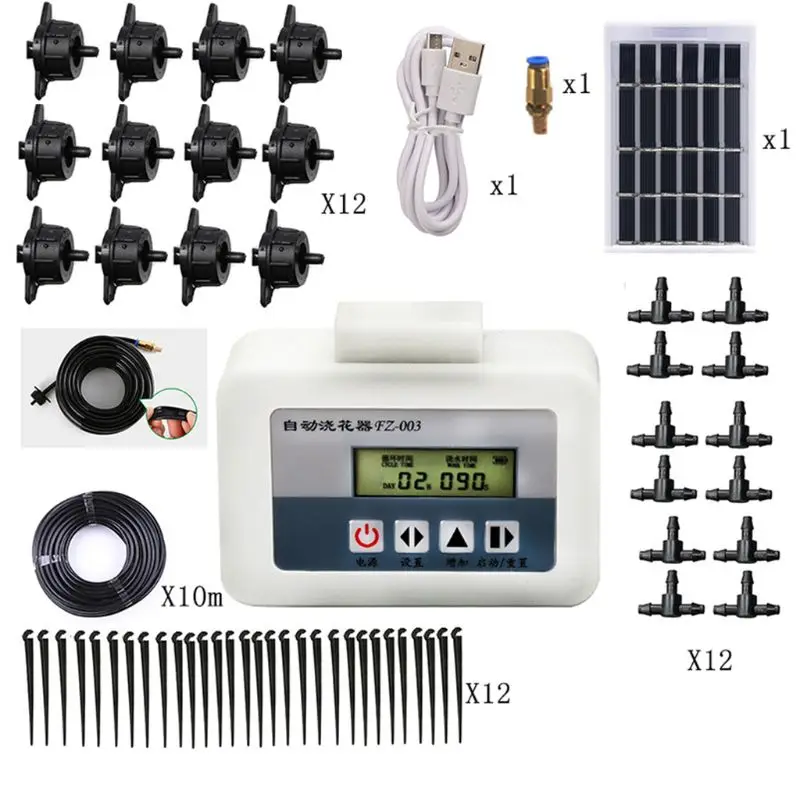 Solar Intelligent Garden Automatic Watering Timer Pump Controller