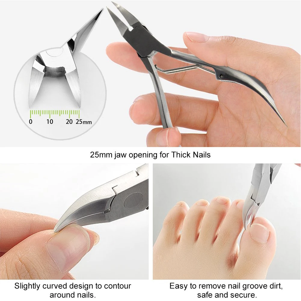 

Professional Pedicure Tools Set Nail Art Files Stainless Steel Cuticle Remover Pusher Cutter Trimmer Double Sided Dead Skin