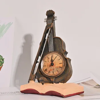

Nordic creative resin Violin and watch accessories living room table top bedroom study personalized decoration