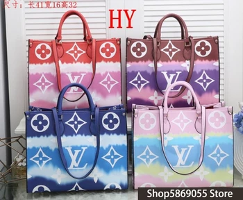 

Luxury Leather Handbags Women Bags Designer Brand Women's Shoulder Bags Large Capacity Ladies Hand Bags L375 Louis Vuitton LV-