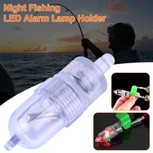 Smart Alarm Bell Light Sensor LED Night Fishing Rod Tip Fishing Bite Alarm Lamp Fishing Tackle Accessories New Arrival