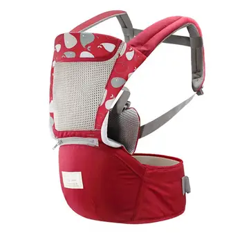 

Baby Safety Waist Stool Hip Seat Carrier Four Seasons Multi-Function Breathable Backpacks Stool With Shoulder Belt For Parents