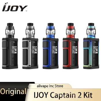 

IJOY Captain 2 Kit with V Sub-Ohm Tank 5ML X3 Coils Dual 18650 batteries 180W TC Box Mod Kit Univ.pro Chipset E Cigarettes Kit