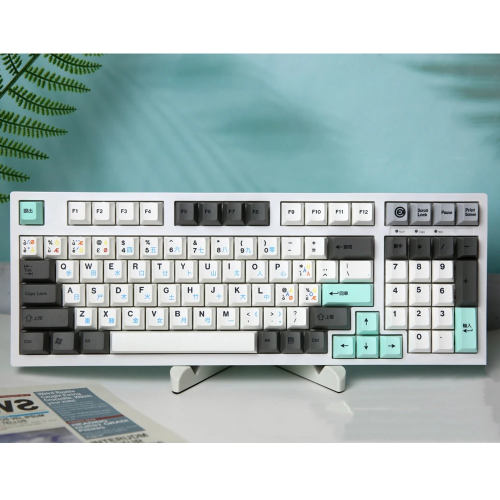 

1 set Keycaps cherry Profile PBT DYE-SUB Keycaps For MX Switch Mechanical Keyboard Personalized Keycaps