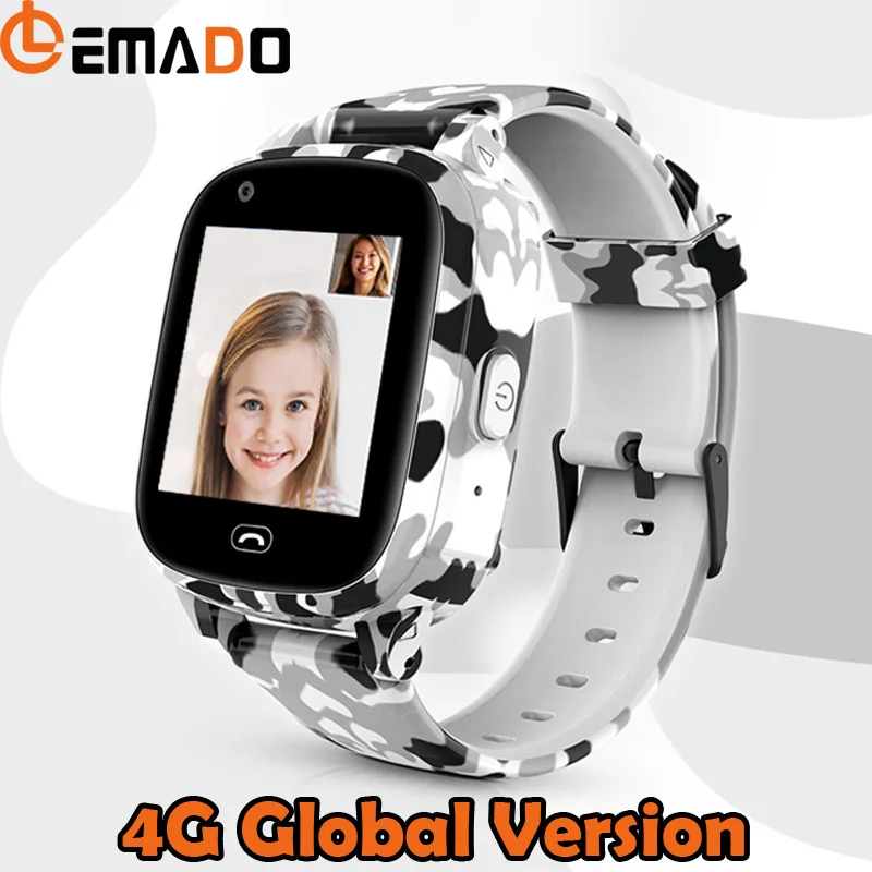 Смарт часы Lemado LEC2 pro с поддержкой 4G Wi Fi gps sim карты видеозвонок безопасные и
