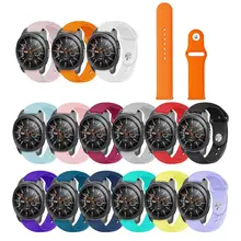 Soft Silicone Watch Band Wrist Strap Bracelet Replacement for Samsung Galaxy Watch 46MM/R800/Samsung S3 Smart Watch Accessories