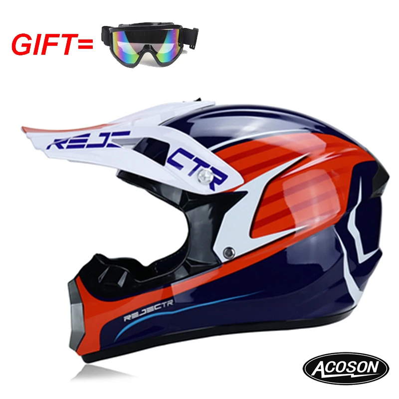 Motorcycle cross helmet for motorcycle helmet down MTB DH off road motorcycle cross racing helmet point with goggles