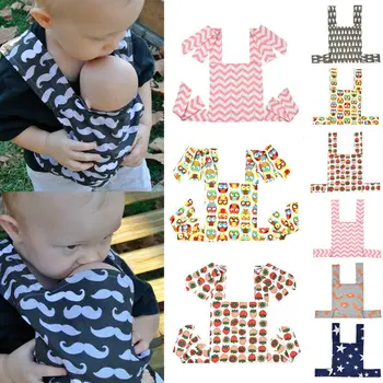 

Baby Doll Carrier Shoulder Sling Cartoon Owl Fox Printed Toddler Birthday Halloween Christmas Kids Gift Owl Fox