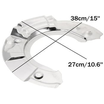 

Pair Car Front AIC Cover Brake Disc Spray plate Replace For BMW 5/6/7 Series F10 F11 F01 F12 F13 F06 F01 F02 F03 F04 2001-2004