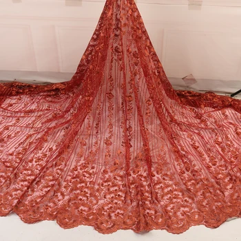 

Teal African Lace Fabric High Quality African Guipure Lace Trim Embroidery French Net Lace With Stones For Wedding XZ942B-1