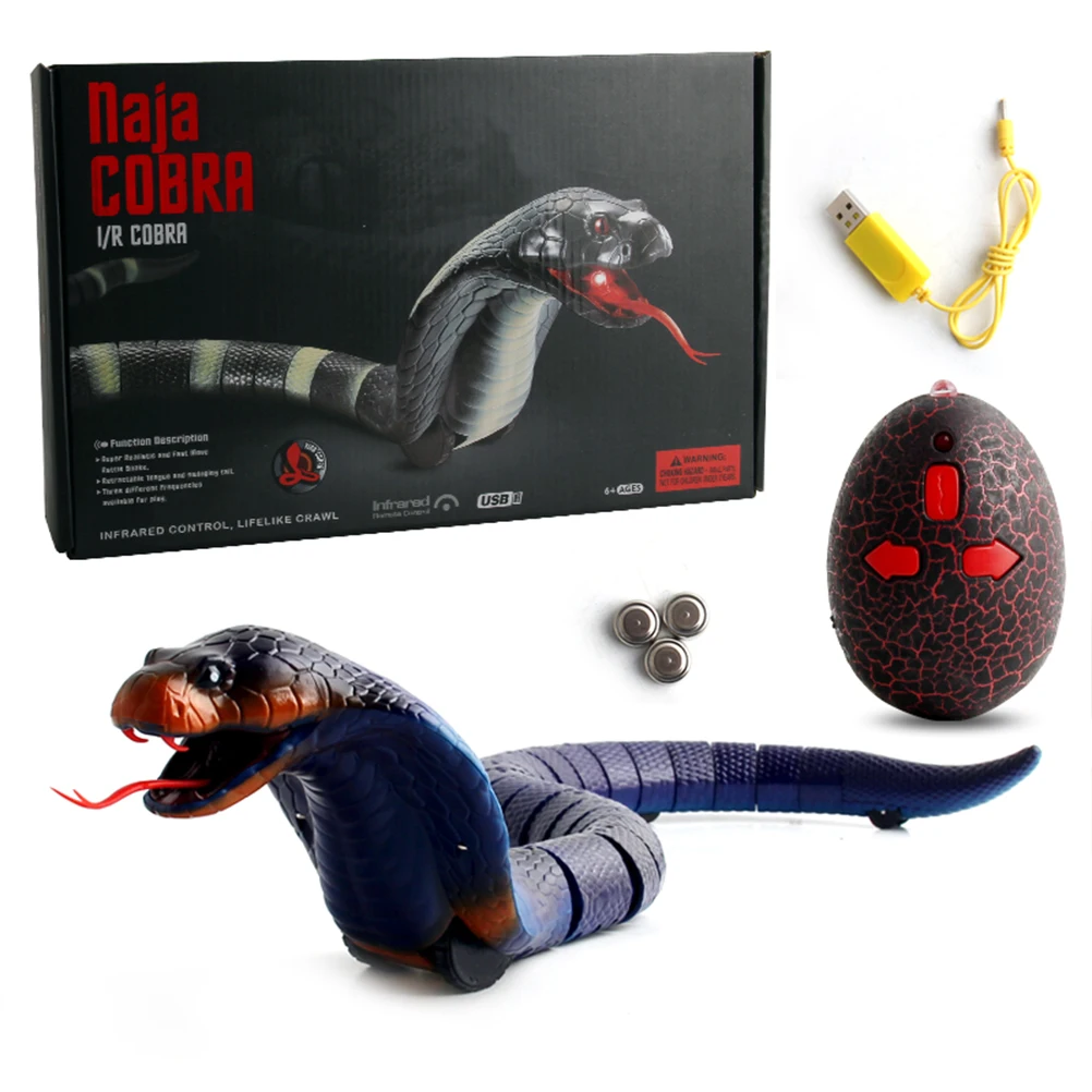 Remote Control Cobra Toy Novelty Mischievous Funny Rechargeable Snake Set | Игрушки и хобби