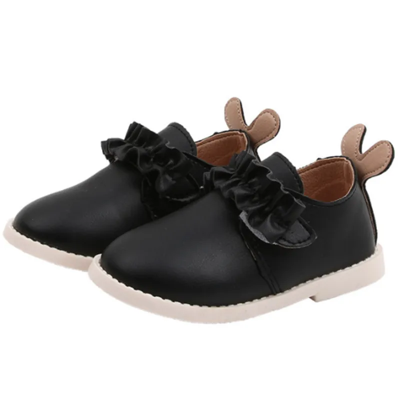 Обувь для девочек; кожаная однотонная школьная обувь для девочек; chaussure fille; мягкая детская обувь для маленьких девочек; размеры 21-30