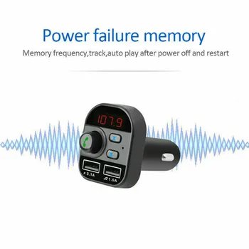 

Bluetooth Car FM transmitter MP3 Player Hands Free Adapter USB Charger