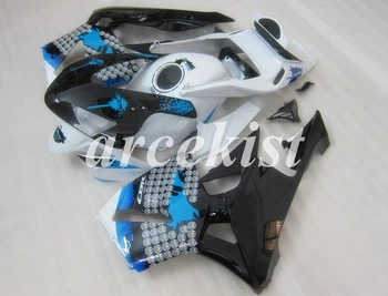 

4 Gifts New ABS Injection Mold Motorcycle Fairings Kit Fit For Honda CBR600RR F5 03 04 2003 2004 bodywork set blue black White