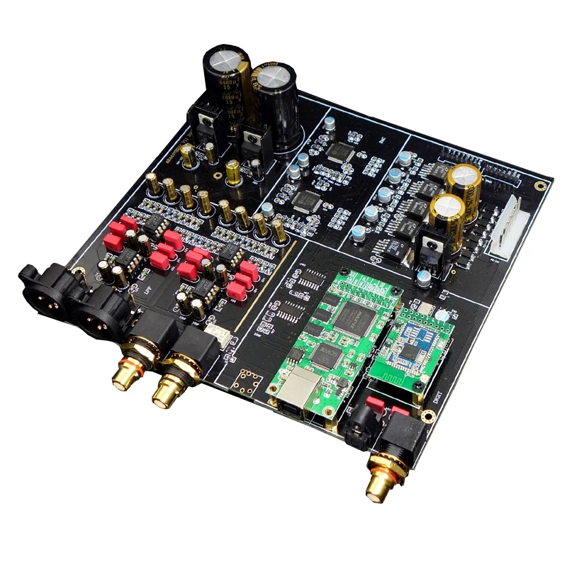 Двойной AK4497EQ DAC AK4118 декодер DAC CSR8675 Bluetooth 5,0 поддержка APTX-HD DSD коаксиальное оптоволокно Вход T0656