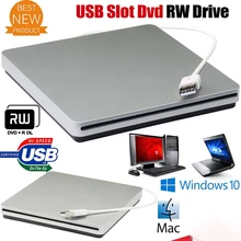 USB внешний слот DVD CD RW привод горелки Superdrive ноутбук Настольный ноутбук портативный DVD писатель