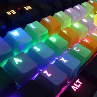 37 2019 New Arrival PBT 37 key Double shot Colorful Keycaps Gaming Replacement Backlight keycaps for wired USB Mechanical Keyboard (1)