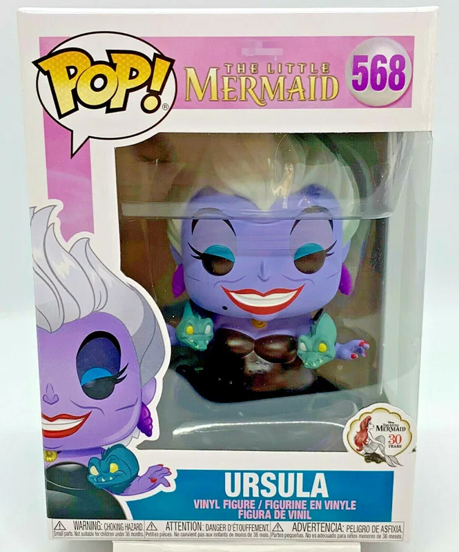 Официальный Funko поп Русалочка-Урсула с угреми Виниловая фигурка Коллекционная