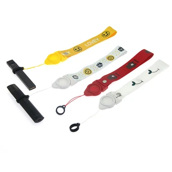 

Electronic Cigarette Cartoon Wristband lanyard POD Vape Silicone Ring Portable Neck Lanyard for Vape Pen JUUL Zero Minifit