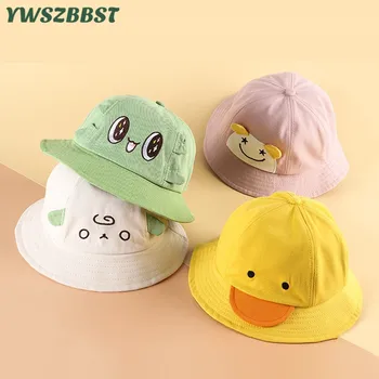 

New Spring Summer Outdoor Baby Girls Hat Boys fisherman hat Cartoon Baby Sun Hat Kids Sun Caps Toddler Sunscreen Cap