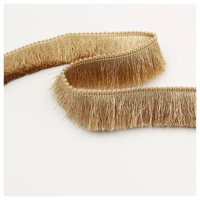 5 yards/lot Thicken Tassel Trims 2.8cm Wide Polyester Curtain/Pillow Trim Earring/Bag Decorative Lace Fringe Sewing lace fabric lace ribbon lace garment accessories lace sewing supplies lace decoration lace accessories lace sewing accessories
