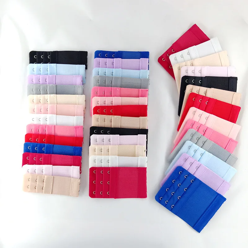 Garment Sewing Accessories 5Pcs 2-4Hook Back Bra Extender Clip Belt Extension Bra Strapless Extensions Women's Underwear Expander Hook Botton Intimates