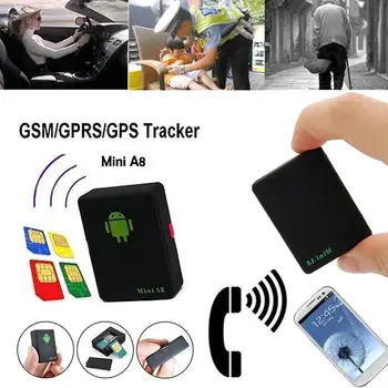 

Mini Global A8 GPS Tracker Waterproof Auto Tracker Real-Time GSM/ GPRS/ GPS Tracking Power Tracking Tool For Children Pet Car