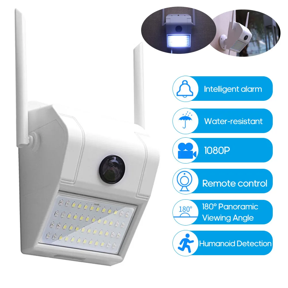 

Xiaovv D6 Camera Intelligent 1080P Waterproof IP Camcorder Wall Lamp IR Night Vision Outdoor Camera Motion Detection