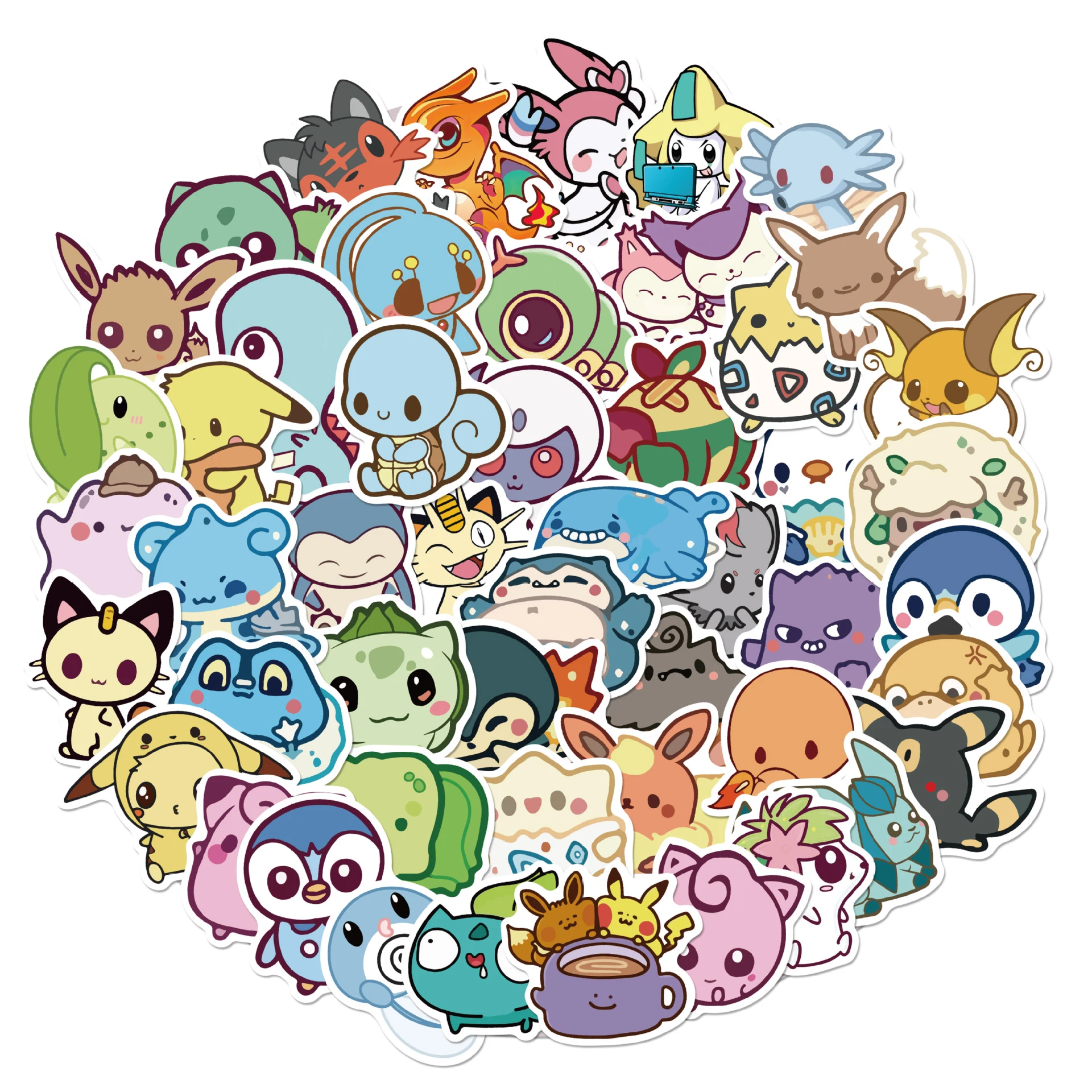 子供用防水ポケモンステッカー 50個セット ピカチュウ カワイイモデル 自転車ギター ラップトップ バッグ ステッカー Aliexpress