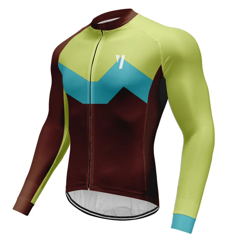 

Spring/Autumn 2020 Por Team Runchita Men's Long Sleeve Cycling Jersey Shirts MTB Mountain Maillots Ciclismo Bike Tops Clothing