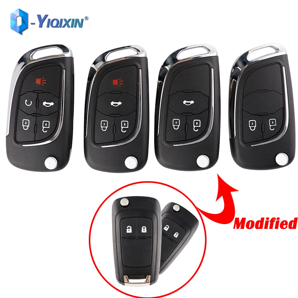 YIQIXIN 315Mhz Modified Key ID46 Chip For Chevrolet Cruze Malibu For Opel Astra Corsa Insignia Zafira For Buick Smart Flip Fob