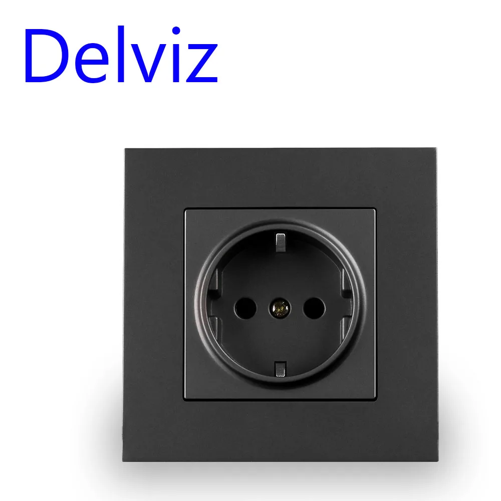 Delviz стены USB Мощность гнездо много Новый стиль Панель Спальня переменный ток 110V